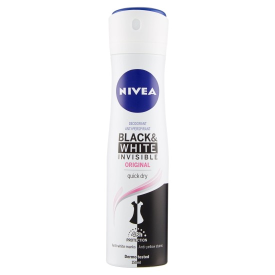 NIVEA DEODORANTE SPRAY BLACK E WHITE INVISIBLE  