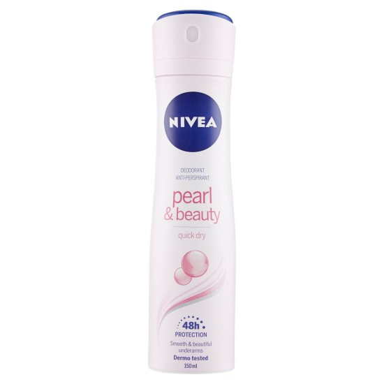 E*NIVEA DEO SPRAY 150ML PEARL&