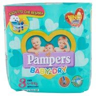 PAMPERS BABY DRY MIDI 4/9kg