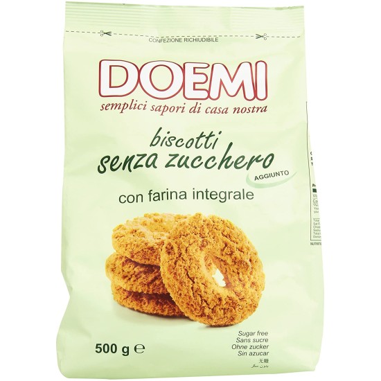 DOEMI BISCOTTI SENZA ZUCCHERO INTEGRALE GR 500