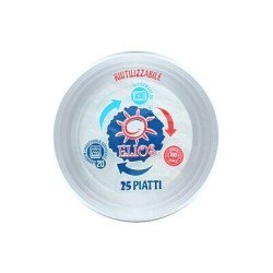 ELIOS PIATTI RIUTILIZZABILI 25 PEZZI FONDI