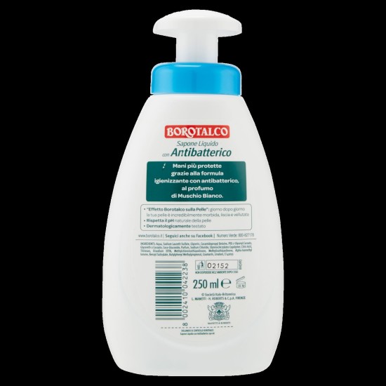 BOROTALCO SAPONE LIQUIDO 250 ML ANTIBA