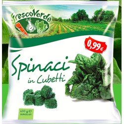 F.VERDE SPINACI CUB.600 g F.VERDE SPINACI CUB.600 g