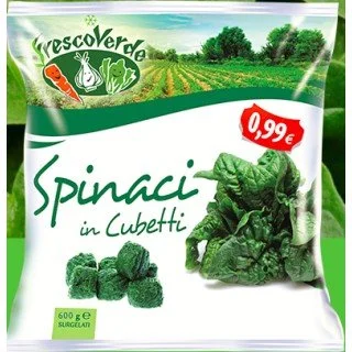 F.VERDE SPINACI CUB.600 g