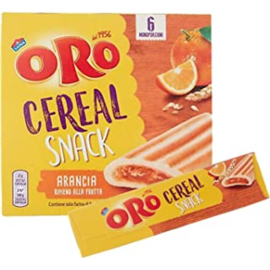 ORO CEREAL SNACK ARANCIA GR 162