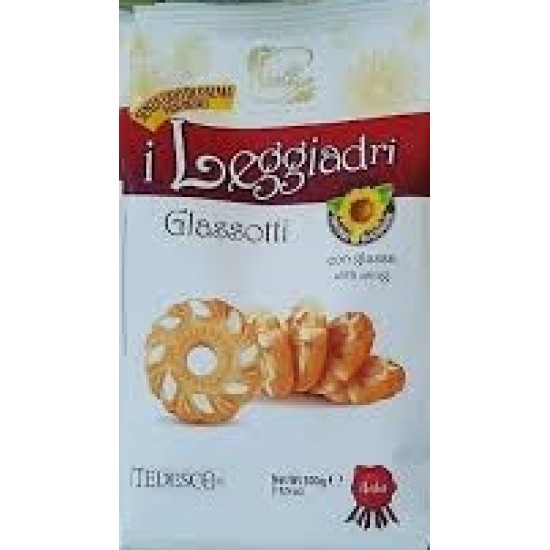 BISCOTTI LEGGIADRI GLASSOTTI 300 GR