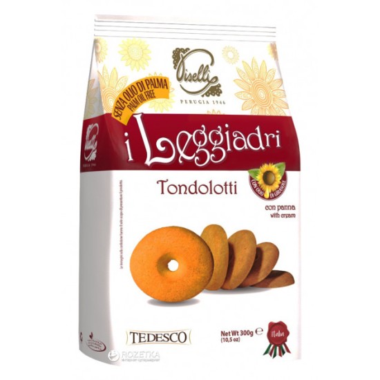 BISCOTTI LEGGIADRI TONDOLOTTI 300 GR