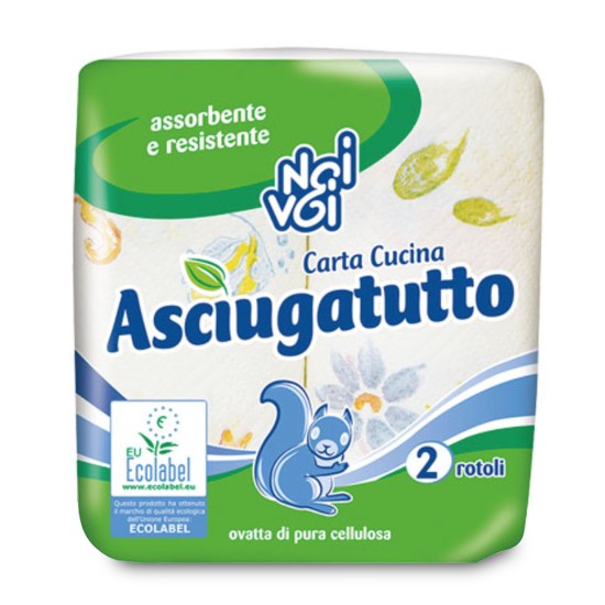 NOI&VOI ASCIUGATUTTO 2 ROTOLI DECORATI