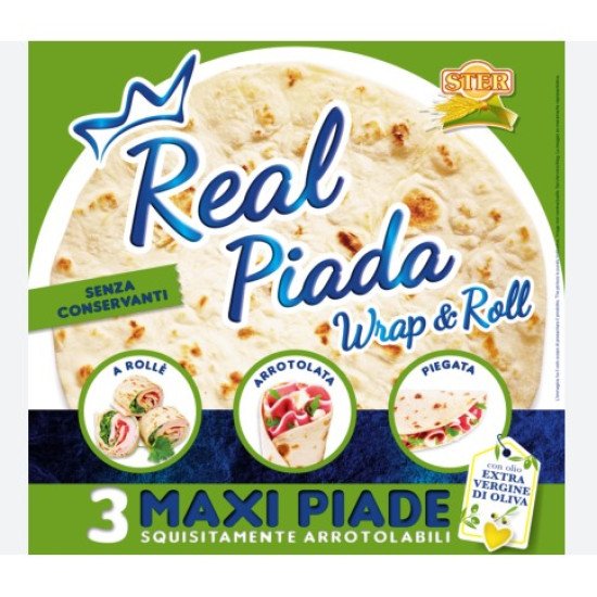 STER REAL PIADA MAXI OLIO D'OLIVA 