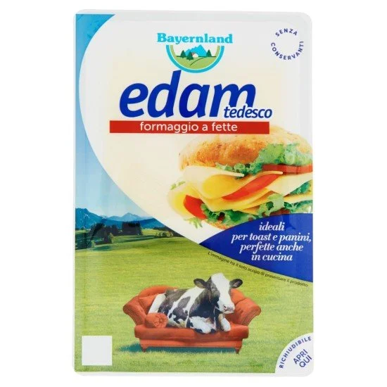 BAYERNLAND EDAM FETTE SENZA LATTOSIO
