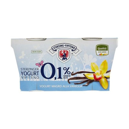 VIPITENO YOGURT 0,1% VANIGLIA GR 125x2