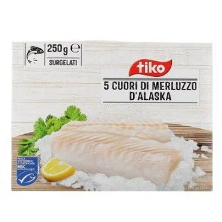 TIKO 5 CUORI FILETTI DI MERLUZZO ALASKA 