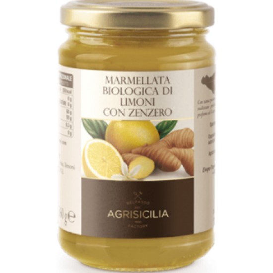 AGRISICILIA MARMELLATA DI LIMONI CON ZENZERO 360 GR