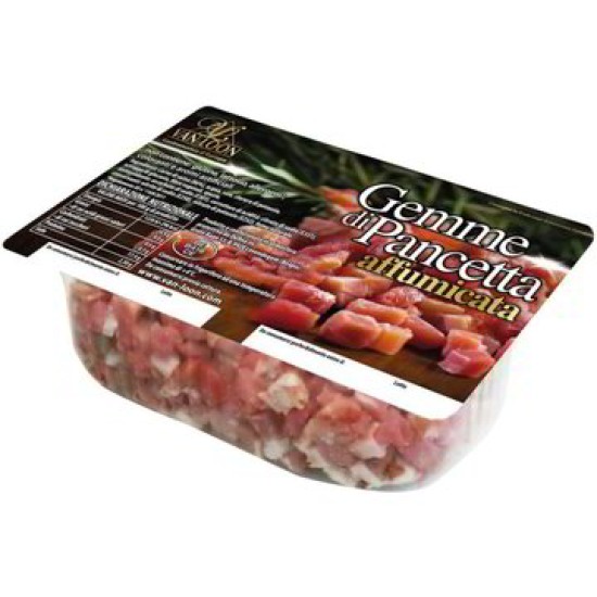 VAN LOON PANCETTA CUBETTI AFFUMICATA 65 PER 2