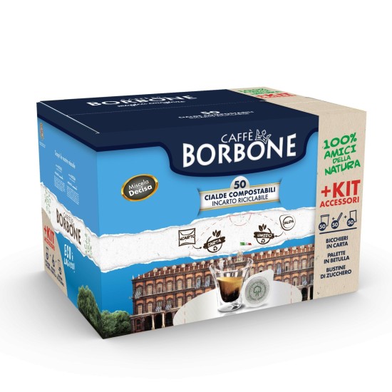 BORBONE DECISA CIALDE 50 PEZZI PIU' KIT