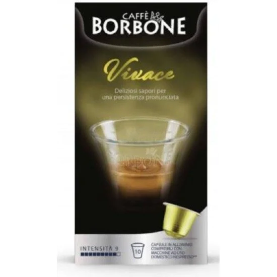 BORBONE CAPSULE COMPOATIBILI NESPRESSO ALLUMINO VIVACE PZ 10