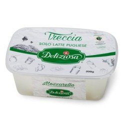 DELIZIOSA MOZZARELLA TRECCIA GR 200 PER 5 DELIZIOSA MOZZARELLA TRECCIA GR 200 PER 5