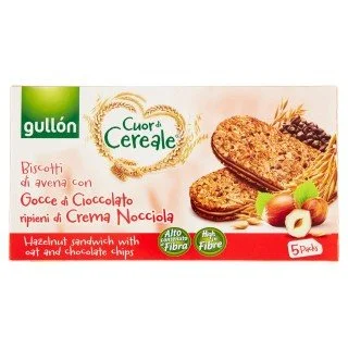 GULLON CUOR CEREALE CREMA NOCCIOLE 220 GR