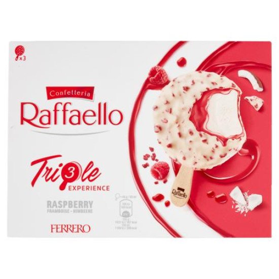 RAFFAELLO GEL.LAMPONE 3 X 46 G