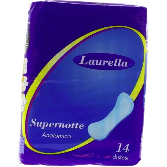 LAURELLA ASSORBENTE SUPER NOTTE DISTESO CONFEZIONE DA 14