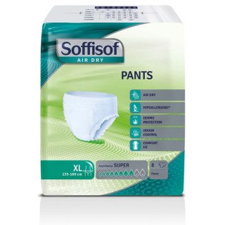 SOFFISOF AIR DRY PANTS CONFEZIONE DA 8 MISURA XL SOFFISOF AIR DRY PANTS CONFEZIONE DA 8 MISURA XL