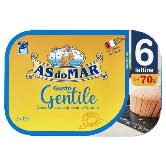 ASDOMAR TONNO GENTILE OS 6X70G
