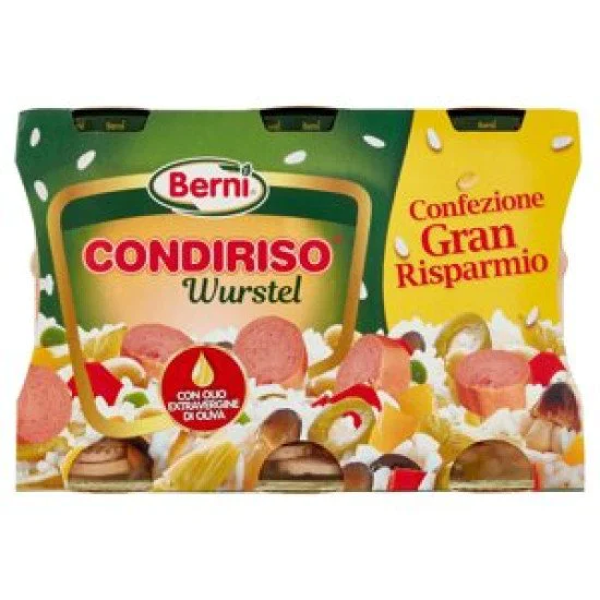 BERNI CONDIRISO WURSTEL X 3