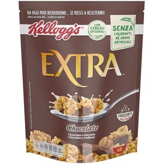 CEREALI MUESLI KELLOGS EXTRA CIOCCOLATO E NOCCIOLE CEREALI MUESLI KELLOGS EXTRA CIOCCOLATO E NOCCIOLE