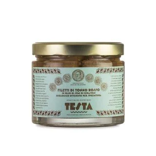 TESTA CONSERVE - FILETTI TONNO ROSSO GIRASOLE 620 GR