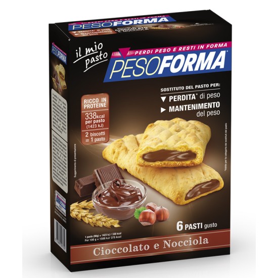 PESO FORMA CIOCCOLATO E NOCCIOLA