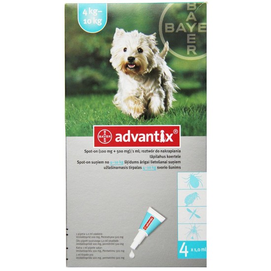 ADVANTIX SPOT-ON 4-10 KG