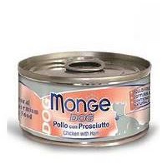 MONGE DOG NAT.POLLO/PROS. 95 GR