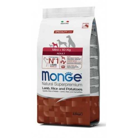 MONGE SUPER P.AD.MINI AGN/RIS 2,5 KG