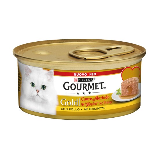 GOURMET GOLD CUORE POLLO GR85