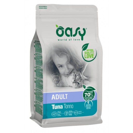 OASY DRY CAT TONNO 1,5 KG