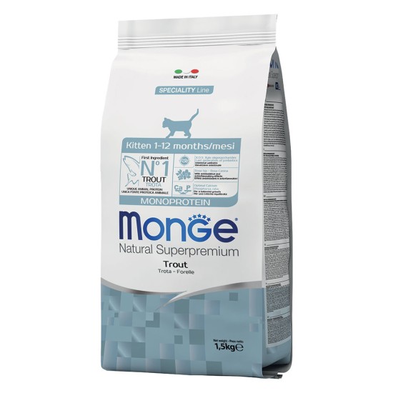 MONGE CAT KITTEN TROTA 1,5 KG