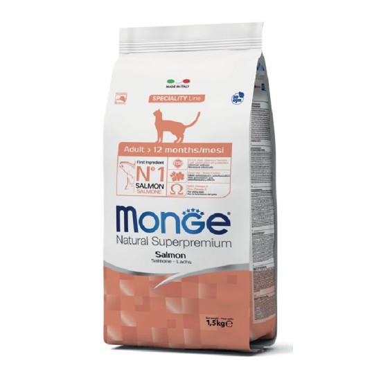 MONGE CAT ADULT SALMONE KG 1,5