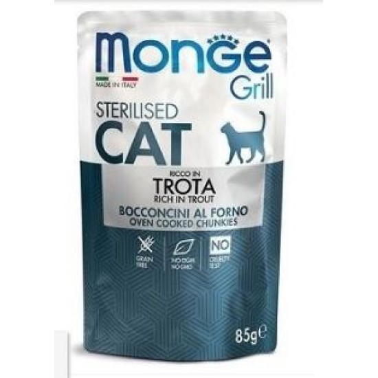 GRILL CAT STERILIZED TROTA 85 GR