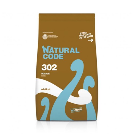 NAT.CODE GATTO ADULT MAIALE 1.5 KG