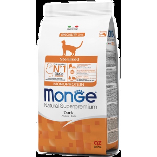 MONGE CAT STER.ANATRA 10 KG