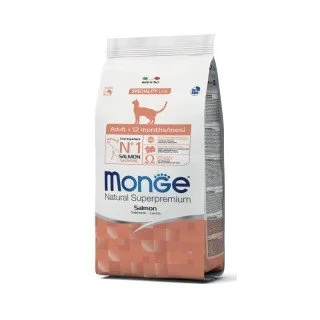 MONGE CAT ADULT SALMONE 10 KG
