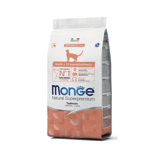 MONGE CAT ADULT SALMONE 10 KG