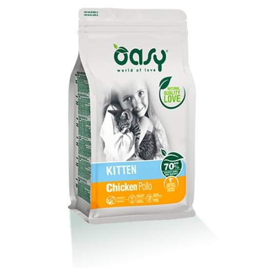 OASY DRY CAT KITTEN POLLO 7,5 KG