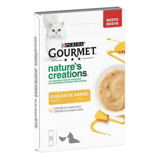 GOURMET NATURE PUREE POLLO 5X10GR