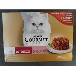 GOURMET GOLD INTRECCI 24X85 GR