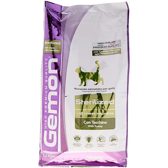 GEMON CAT STER. TON/SALM 10 KG