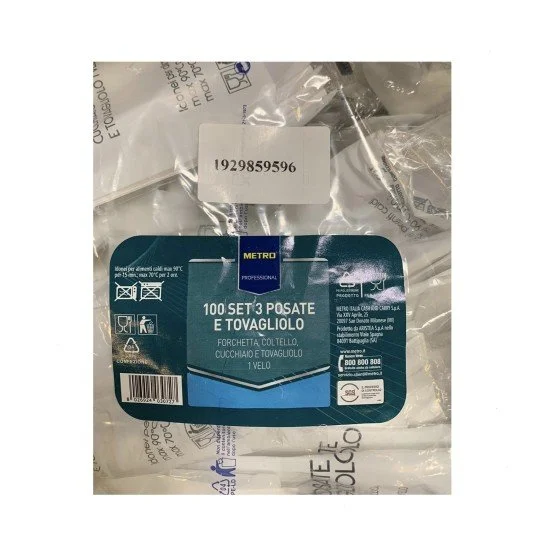 SET POSATE E TOVAGLIOLO PZ 100