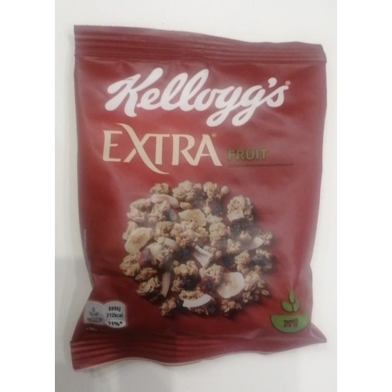 KELLOG'S MUESLI EXTRA FRUIT CRUNCHI MONOPORZIONE GR 45 X 32