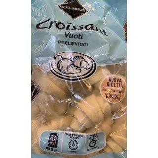 COLUMBUS CROISSANT VUOTI 16 PZ SURGELATI COLUMBUS CROISSANT VUOTI 16 PZ SURGELATI