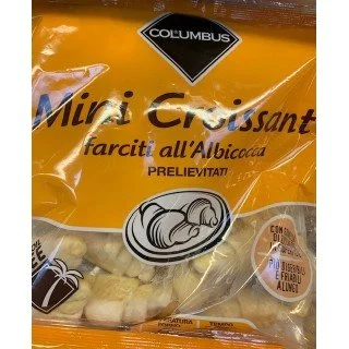 COLUMBUS MINI CROISSANT ALBICOCCA 26 PZ SURGELATI 